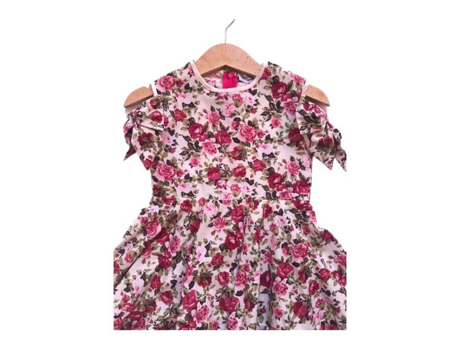 Flower Pop Dress (10-12m)