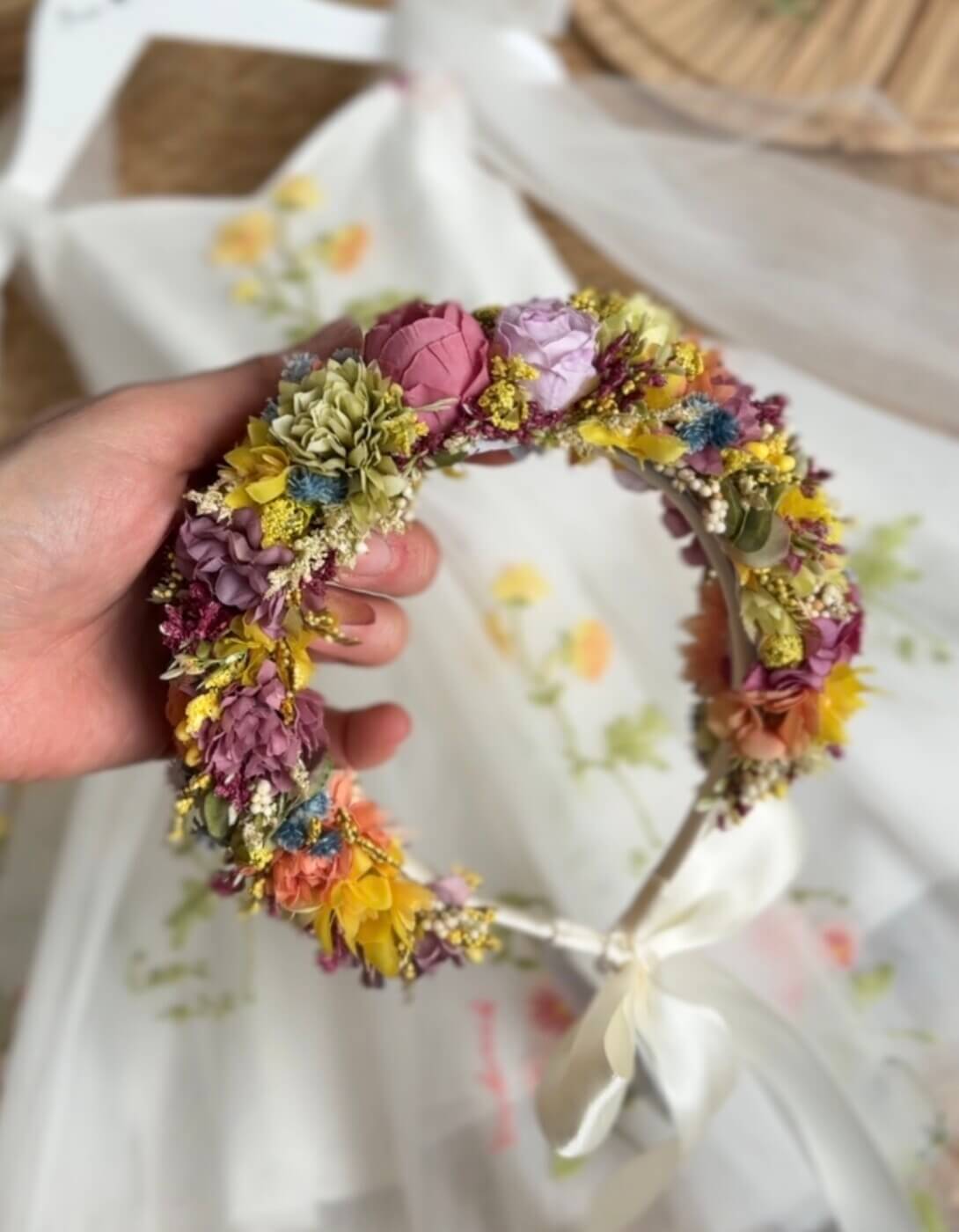 Bloom χειροποίητη flower crown