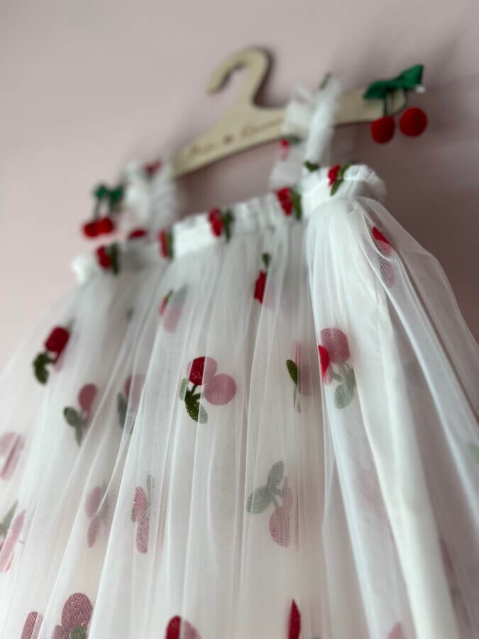 Sweet cherry τούλινο φόρεμα
