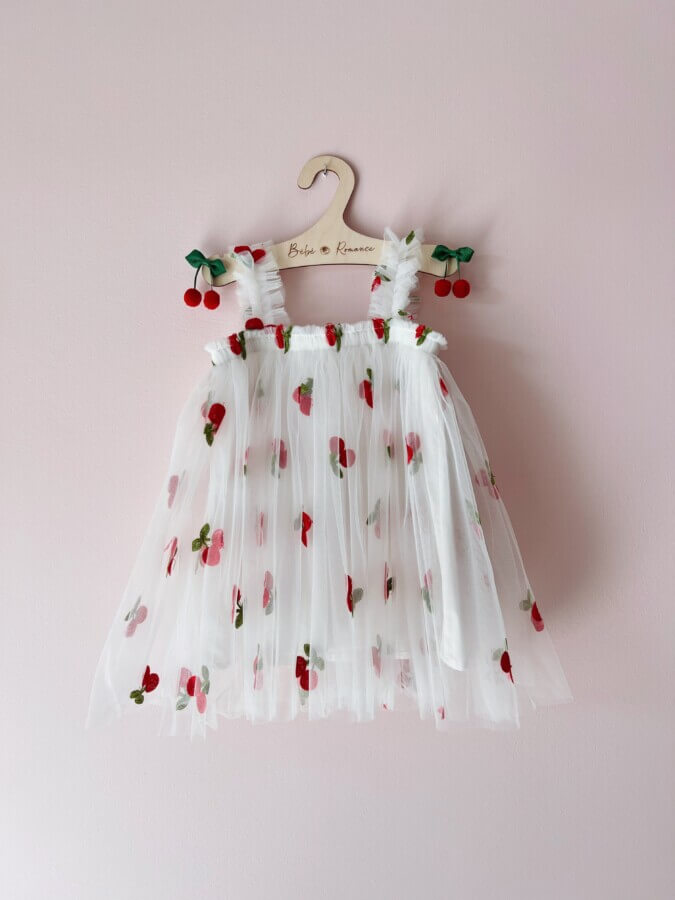 Sweet cherry τούλινο φόρεμα