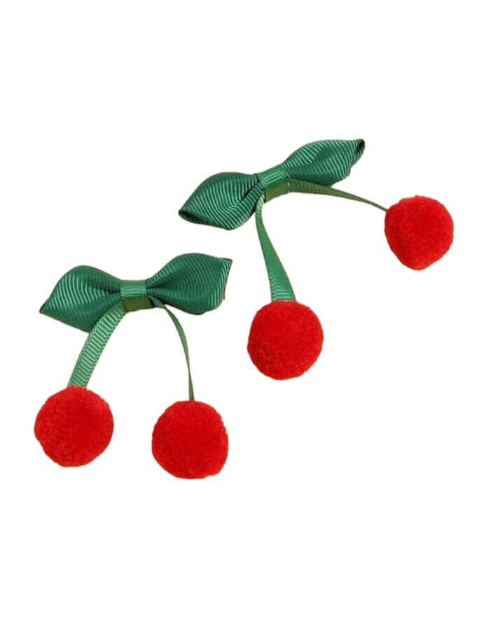 Cherry clips στεκάκια μαλλιών