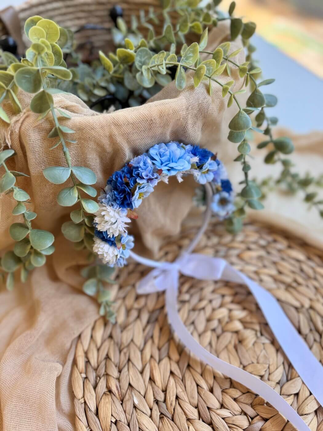 “Ariel” χειροποίητη Flower Crown