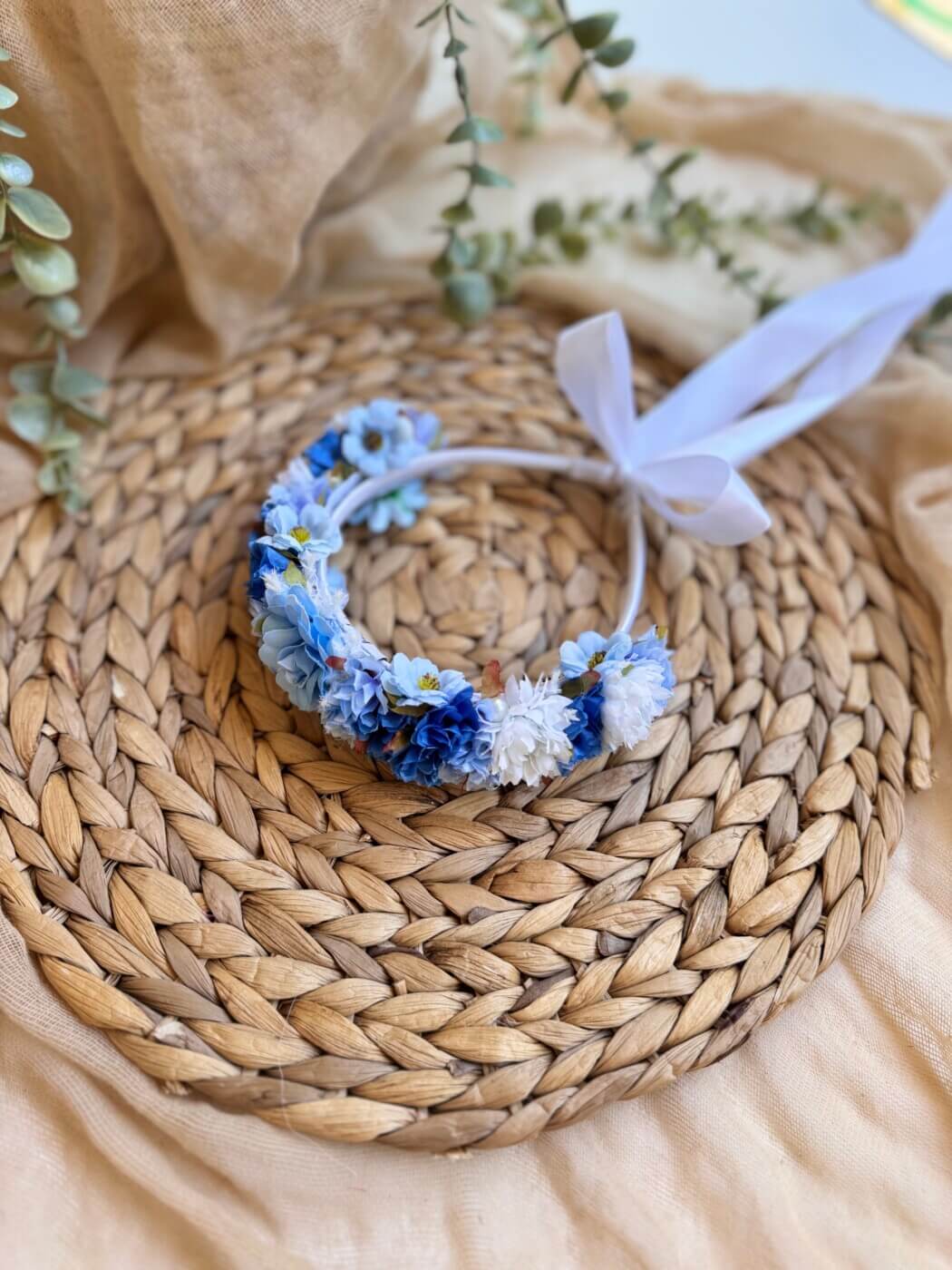 “Ariel” χειροποίητη Flower Crown