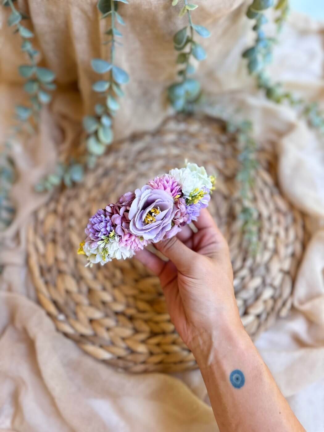 “Gisele” χειροποίητο Flower Clip