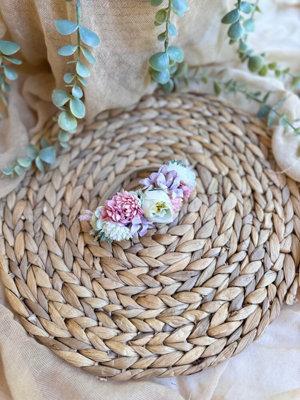 “Marilyn” χειροποίητη Flower Headband