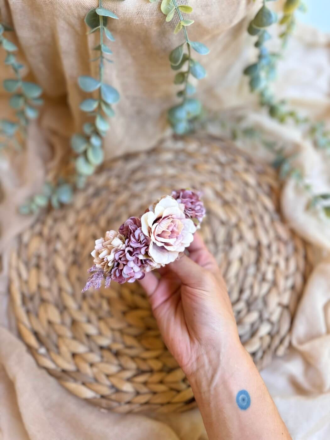 “Carmen” χειροποίητο Flower Clip