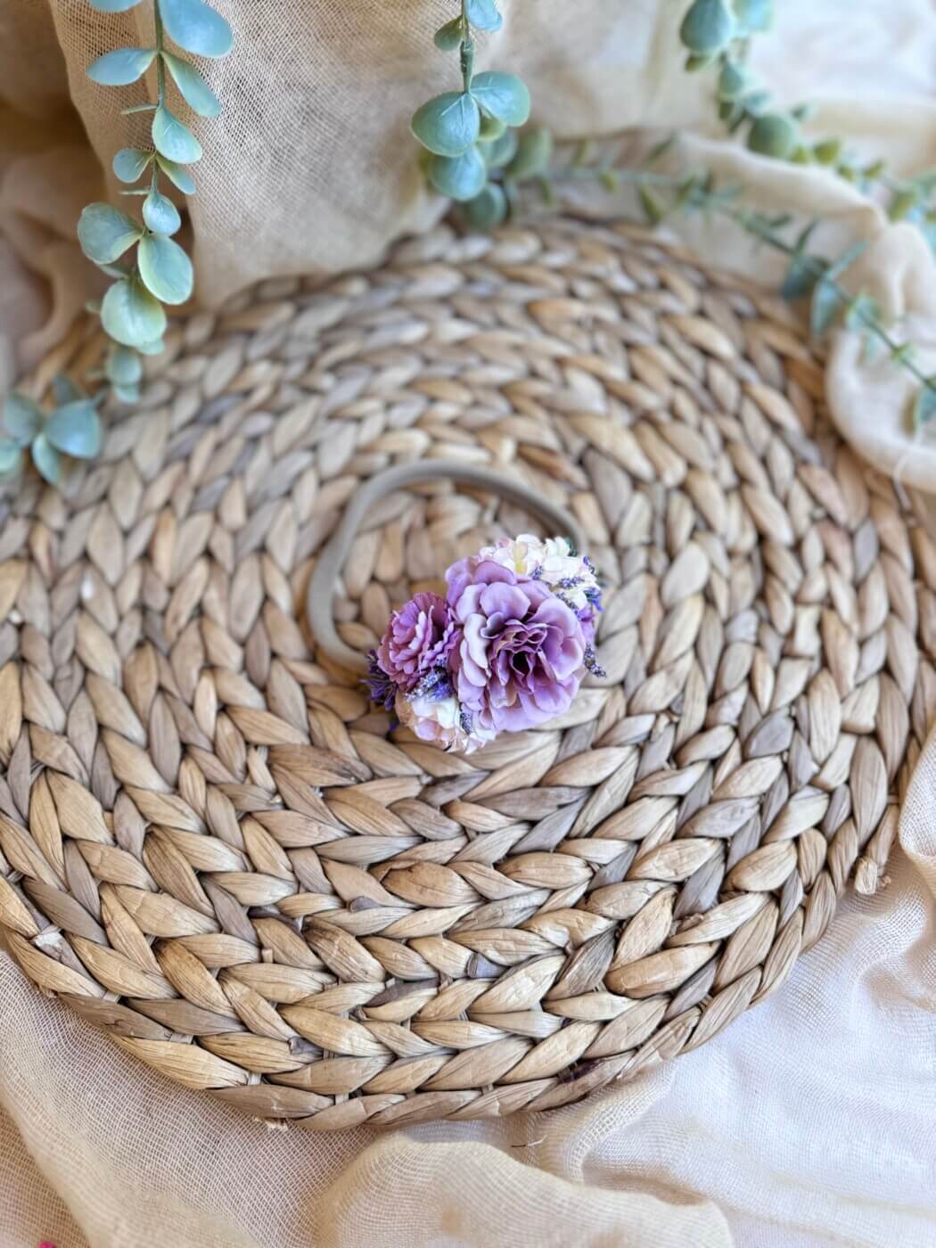 “Susanne” χειροποίητη Flower Headband