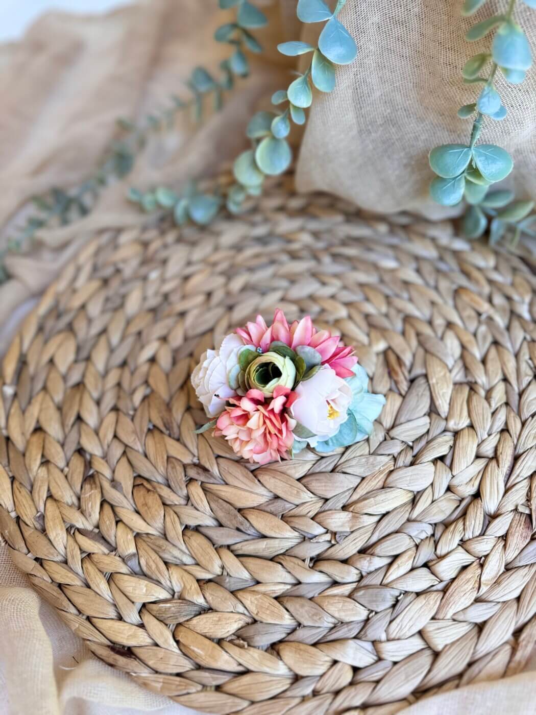 “Gisele” χειροποίητη Flower Headband