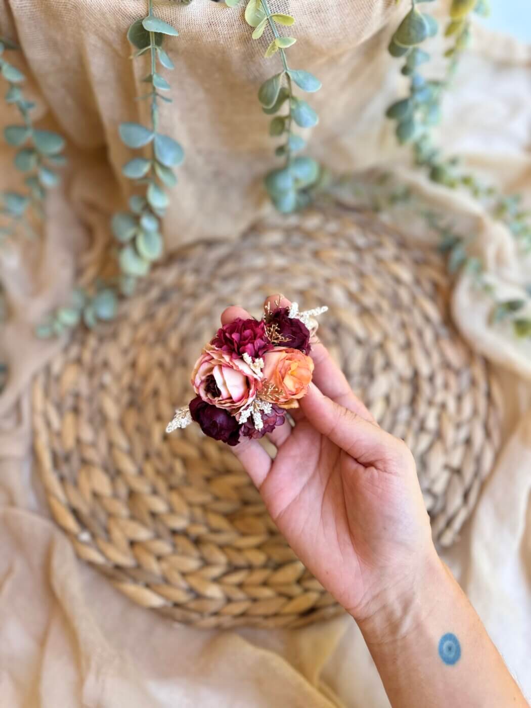 “Noena” χειροποίητη Flower Headband