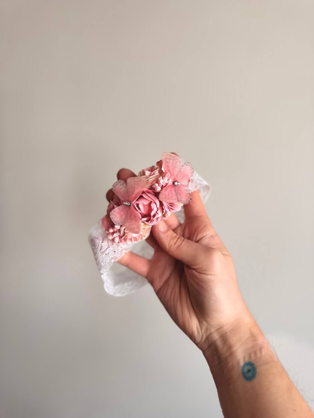 “Fairytopia” βρεφική floral ελαστική κορδέλα