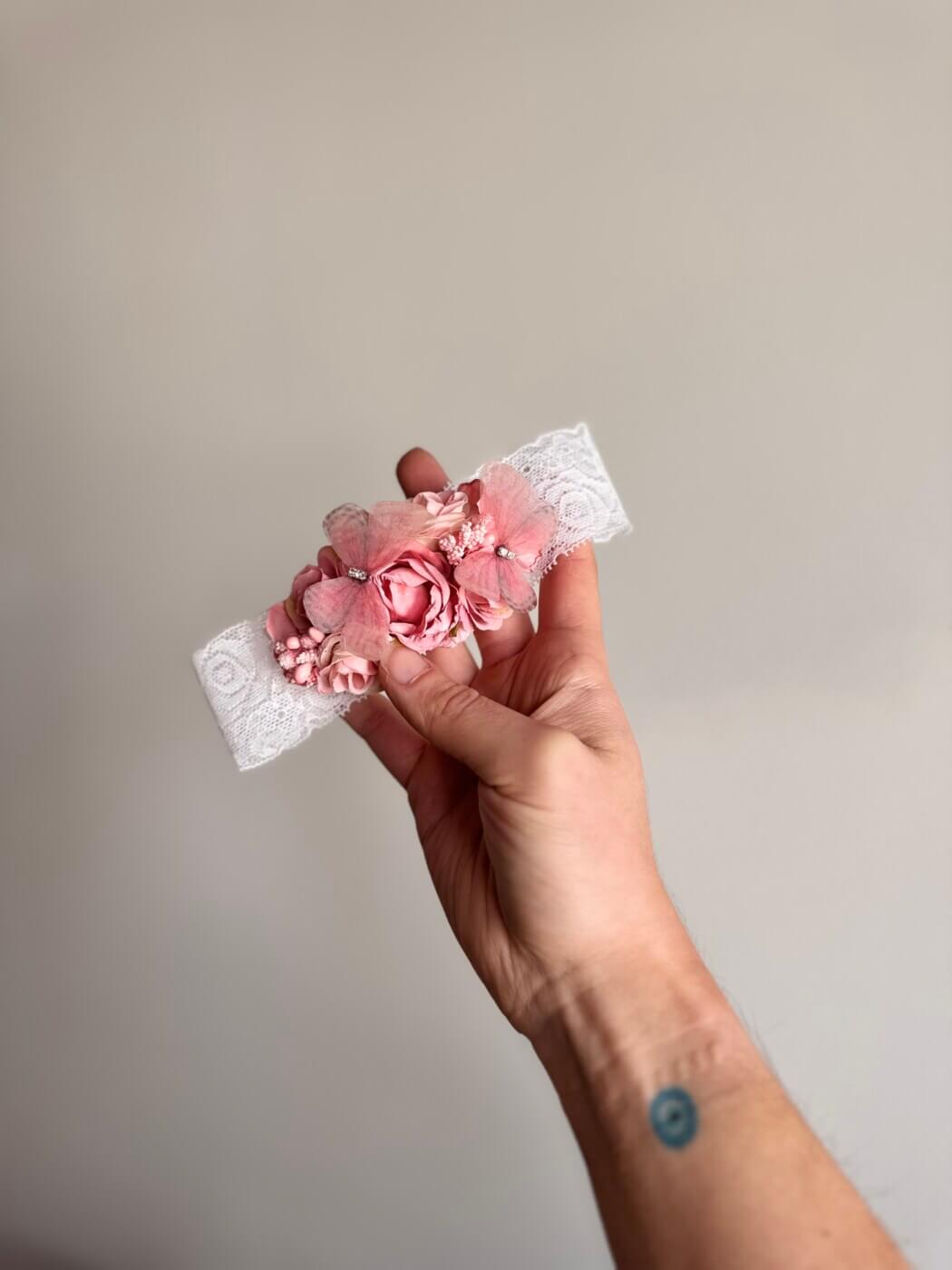 “Fairytopia” βρεφική floral ελαστική κορδέλα