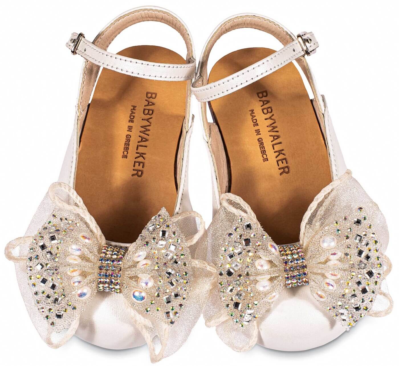 Βαπτιστικά παπούτσια κορίτσι BABYWALKER BW4828 εκρού