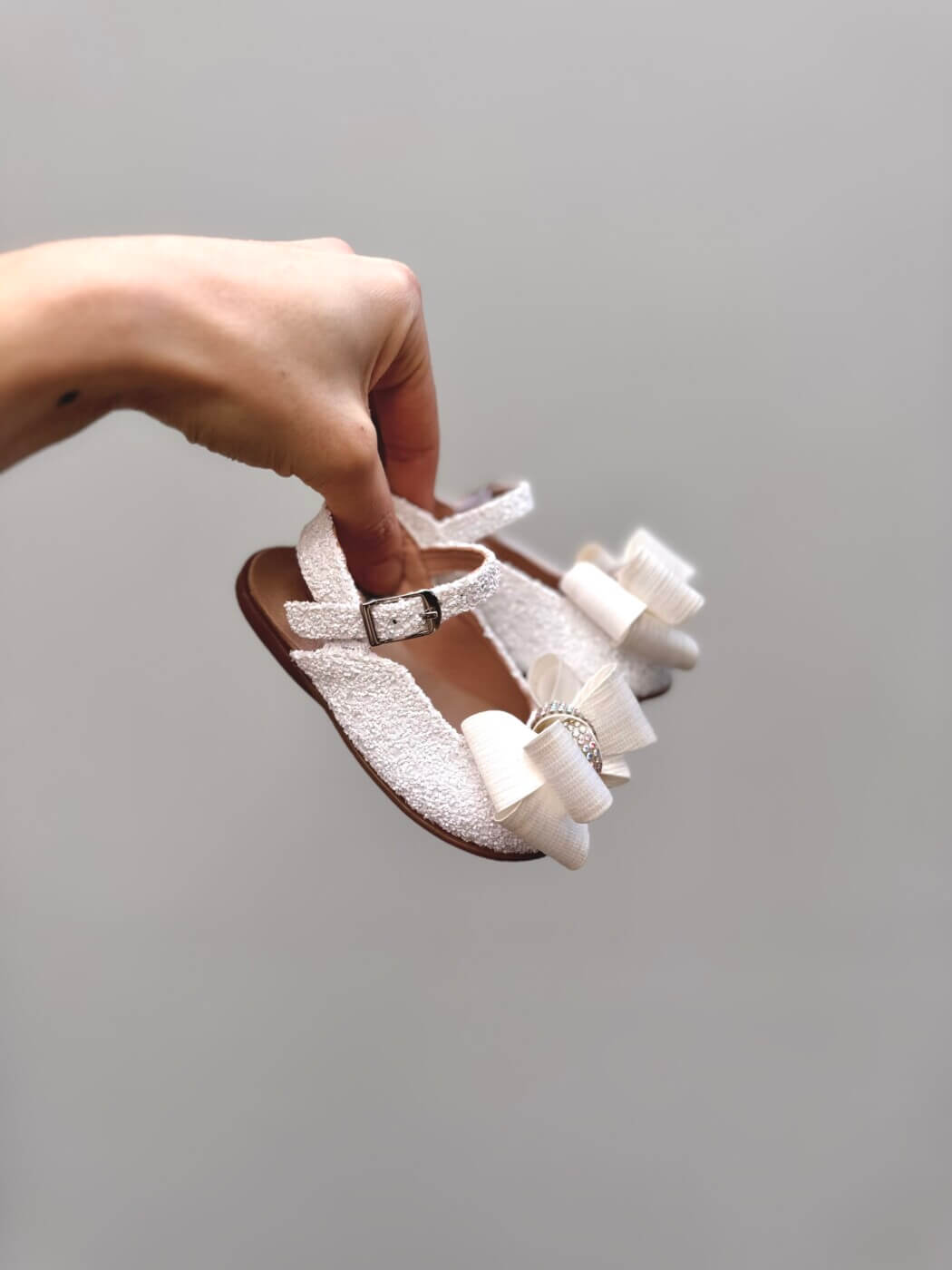 Βαπτιστικά παπούτσια για κορίτσι GORGINO 2381-3 λευκό