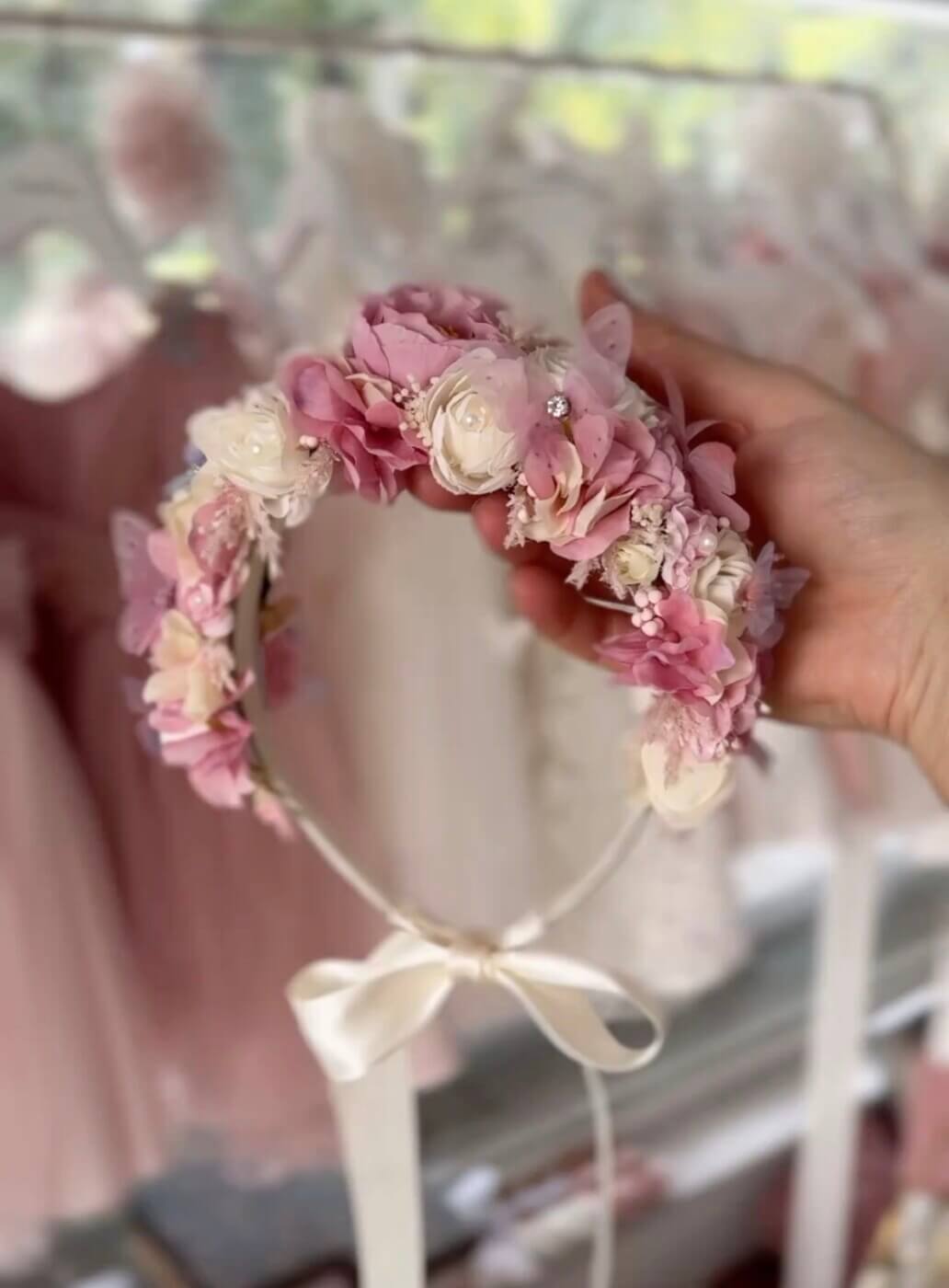 “Fairy Blossom” χειροποίητη flower crown