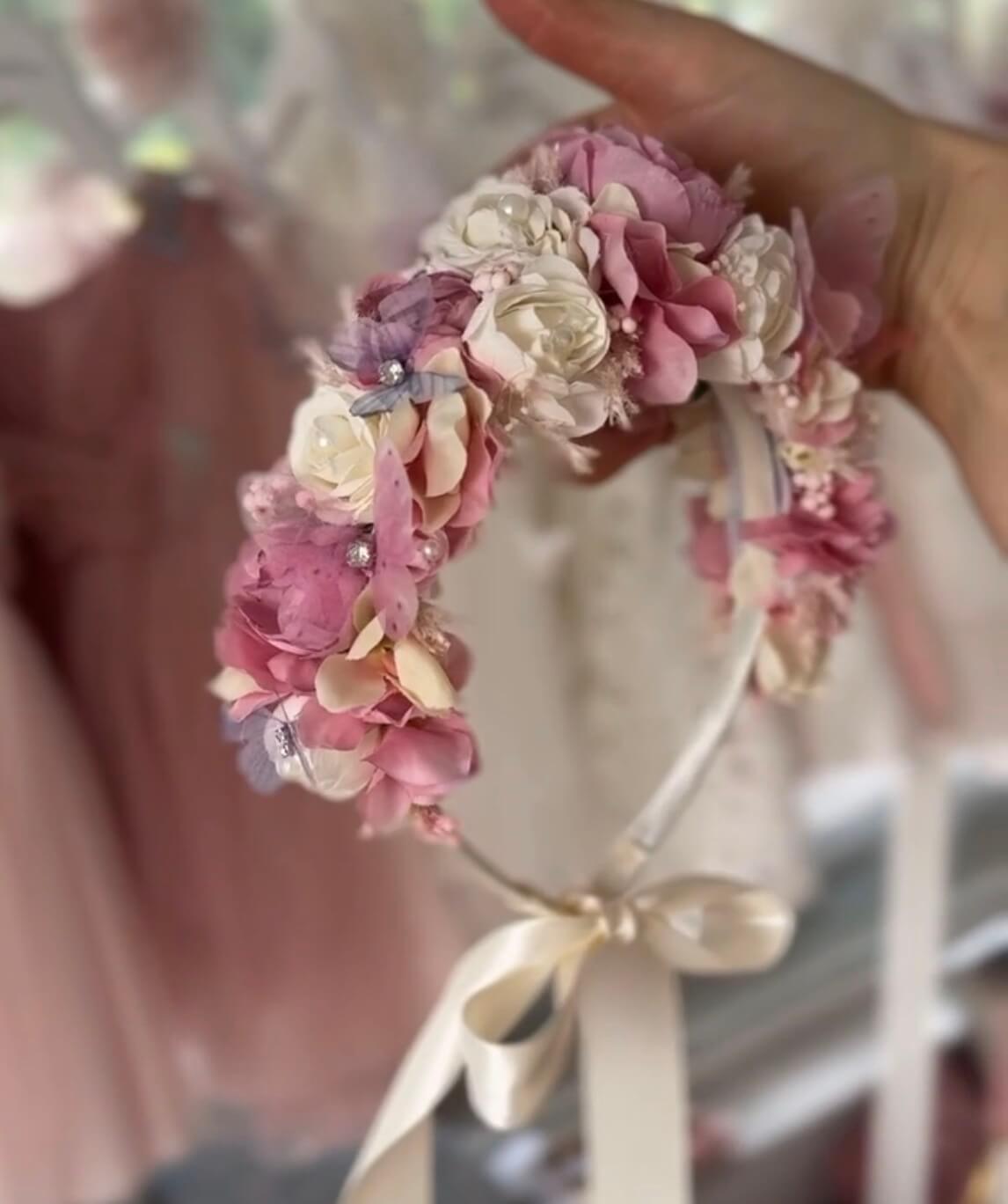 “Fairy Blossom” χειροποίητη flower crown